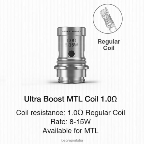 Lost Vape Ultra bobine boost (confezione da 5) mtl v2 1.ohm FTP8B350 Lost Vape Price